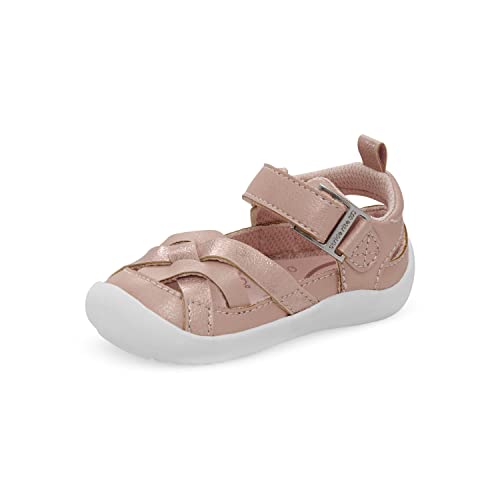 Stride Rite 360 Unisex Baby Mallory Sandal, Pink, 4 Infant US