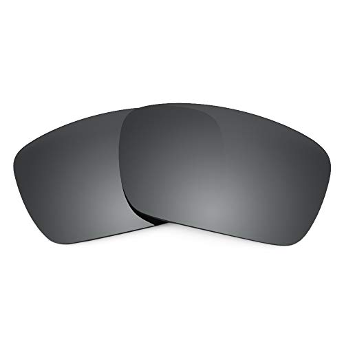 Revant Replacement Lenses Compatible With Oakley Fuel Cell, Non-Polarized, Black Chrome MirrorShield