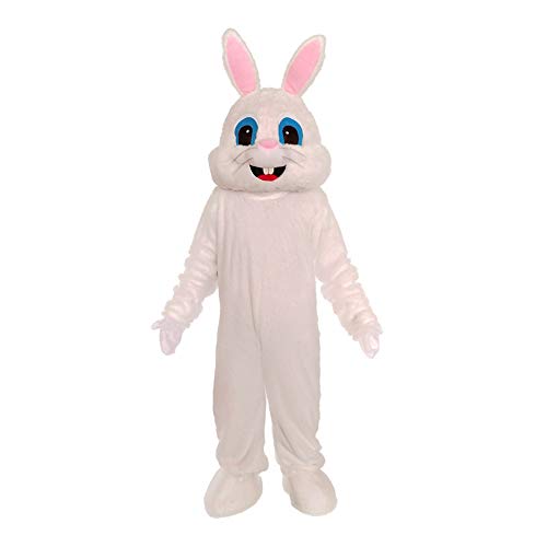 Easter Bunny Costume Rabbit Mascot Costume Halloween Christmas Adult Fancy Dress…