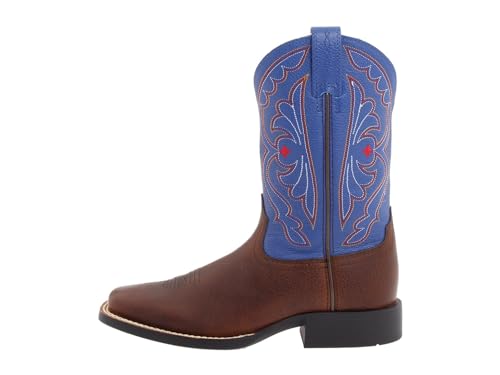 Ariat Quickdraw Western Boot Brown Oiled Rowdy/Royal 13.5