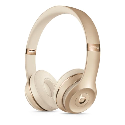 Beats Solo3 Wireless On-Ear Headphones - Gold (2023 Model)