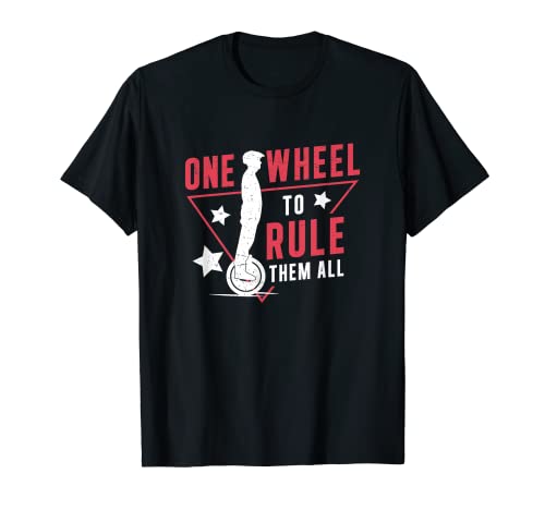 Electric Unicycle Rule Them All Funny EUC Monowheel T-Shirt