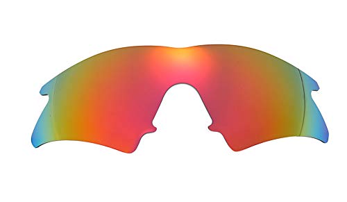 NicelyFit Polarized Replacement Lenses for Oakley M Frame Sweep Sunglasses (Fire Red Mirror)