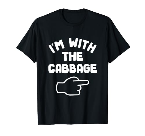 I'm with the Cabbage Funny Casual Halloween Costume T-Shirt