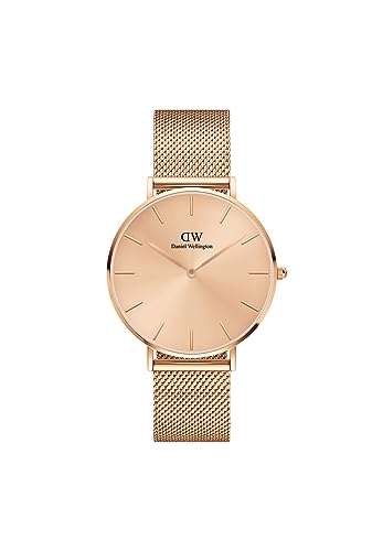 Daniel Wellington Petite Unitone 36mm Unisex Watch, Japanese Quartz Movement Classic Stainless Steel (316L) Rose Gold Watches for Men and Women