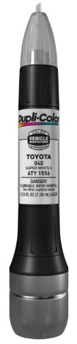 Dupli-Color ATY1556 Scratch Fix All-In-1 Exact-Match Automotive Touch-Up Paint – Toyota Super White II – 0.25 oz. Paint Pen