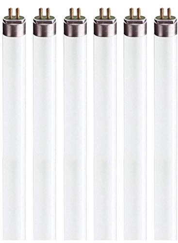 F8T5 Fluorescent Light Bulbs - 12' Under Cabinet Bulb - Warm White 3000k 8 Watt Tube Bulb - Pack of 6