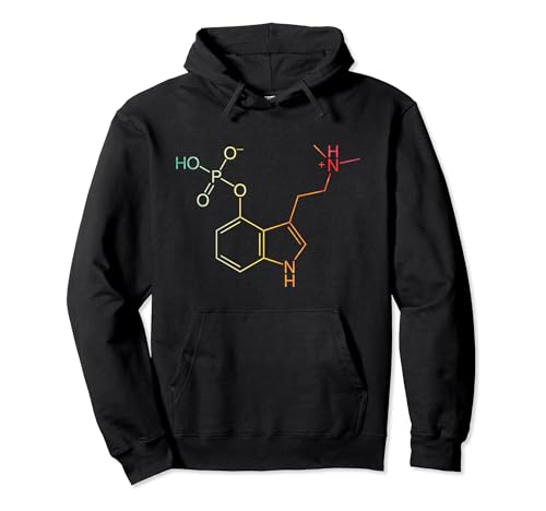 Psilocybin Molecule Chemical Structure Magic Mushroom Drugs Pullover Hoodie