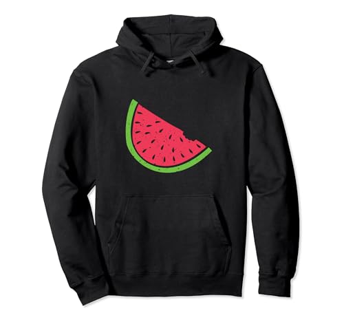 Watermelon Slice Healthy and Delicious Watermelon Pullover Hoodie