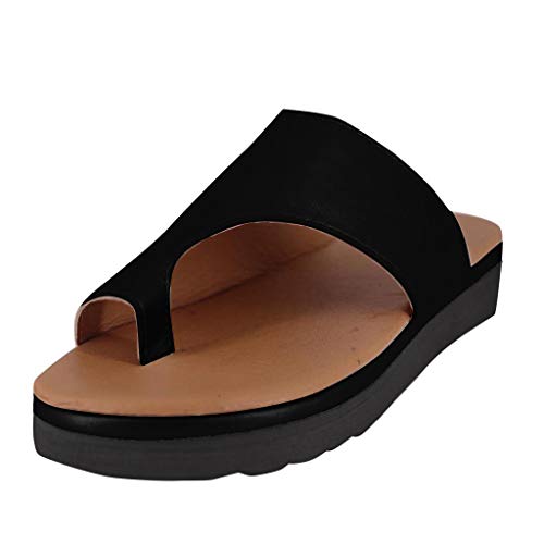 sandals for women platform Gibobby Women's Casual Adjustable Band Slip On Low Heeled Sandals