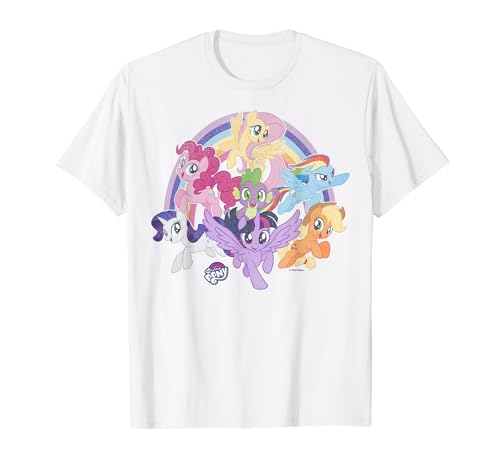 My Little Pony: Friendship Is Magic Rainbow Pony Group Shot T-Shirt