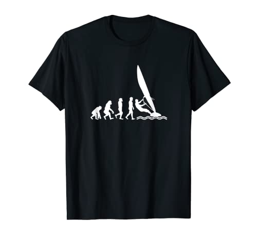 Windsurfing Windsurfer Evolution Water Sports Sail Gift T-Shirt