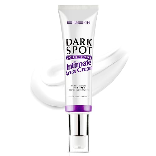 Enaskin Dark Spot Corrector Cream: Dark Spots Remover Cream for Face, Underarm, Inner Thighs, Bikini Area, Elbows, Intimate and Sensitive, Private Parts- Even Skin Tone and Moisturize (2 Fl Oz)