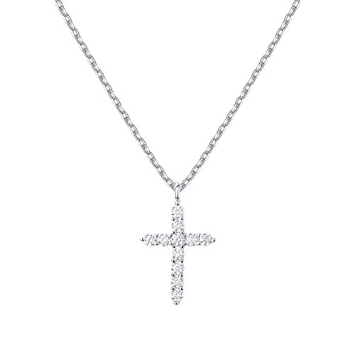 PAVOI 14K Gold Plated Cross Necklace for Women | Cross Pendant | Gold Necklaces for Women