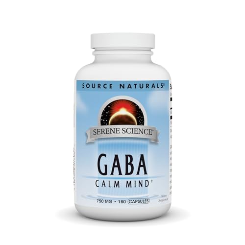 Source Naturals Serene Science GABA, for a Calm Mind, 750mg - 180 Capsules