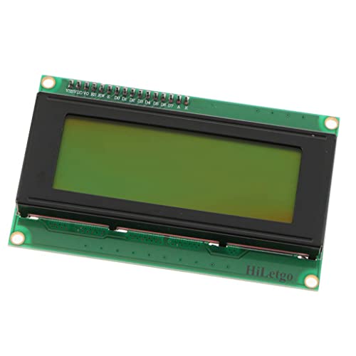 HiLetgo 2004 20X4 LCD Display LCD Screen Serial with IIC I2C Adapter Yellow Green Color LCD for Arduino Raspberry Pi