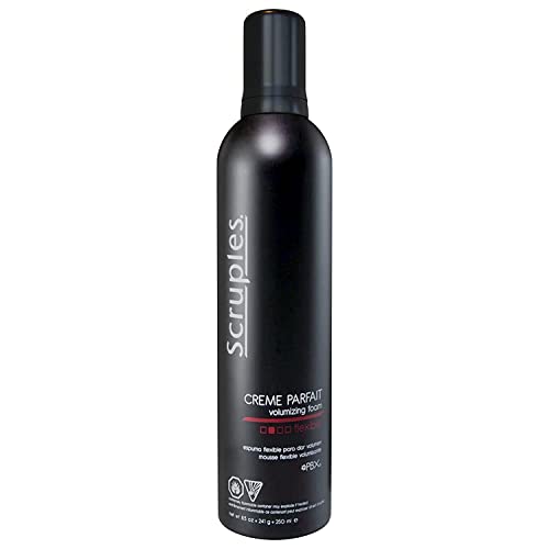 Scruples Creme Parfait Volumizing Foam - Rich & Weightless Styling Foam for Ultimate Smoothing Control, Hydration and Frizz-Free Hold - Alcohol-Free Volume Hair Mousse for Fine to Thick Hair (8.5 oz)