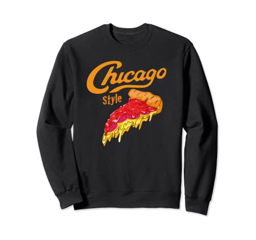 Chicago Style Deep Dish Pan Pizza Sweatshirt