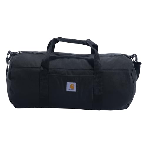 Carhartt Trade Series 2-in-1 Packable Duffel with Utility Pouch, Black, Medium (21.5-Inch)
