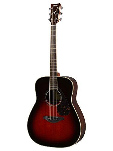 Yamaha FG830 Solid Top Acoustic Guitar, Tobacco Sunburst