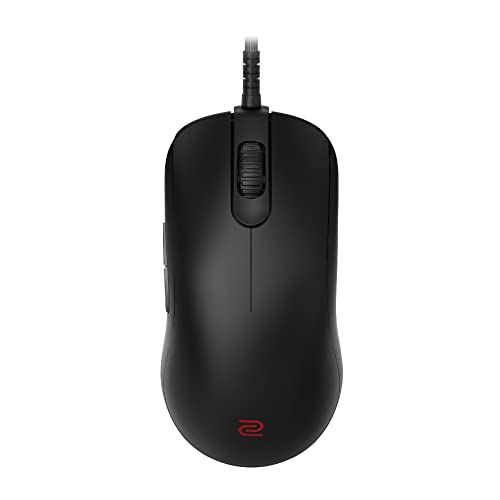 BenQ Zowie FK2-C Symmetrical Gaming Mouse | Professional Esports Performance | Driverless | Paracord Cable | Revisioned C-Features | Matte Black | Medium Size