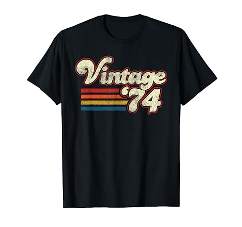 Vintage 1974 Birthday T-Shirt