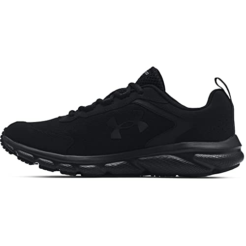 Under Armour Mens Charged Assert 9 Running Shoe, Black (002 Black, US
