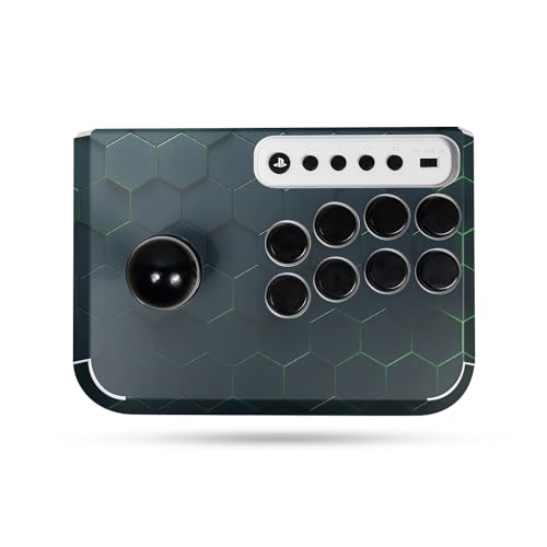 Gaming Skin Compatible with Hori Fighting Stick Mini (PS5, PS4, PC) - Acid Hex - Premium 3M Vinyl Protective Wrap Decal Cover - Easy to Apply | Crafted in The USA by MightySkins