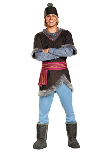 Disney Kristoff Costume, Official Frozen Outfit for Adults, Size 2X Large