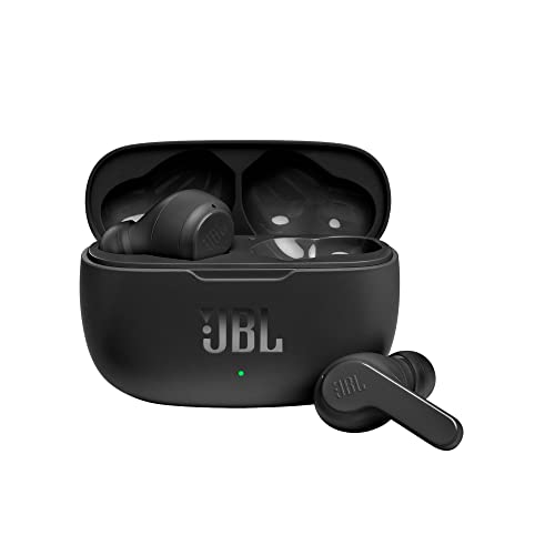 JBL Vibe 200TWS - True Wireless Earbuds, 20 hours of combined playback, JBL Deep Bass Sound, Comfort-fit, IPX2 rating, Pocket friendly (Black)