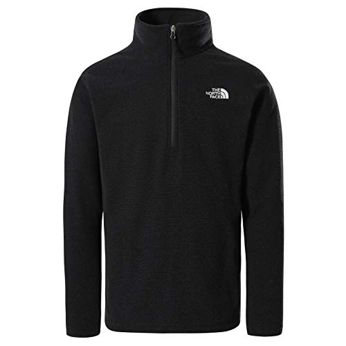 THE NORTH FACE Men's Textured Cap Rock ¼ Zip Pullover Sweatshirt, TNF Black, Medium