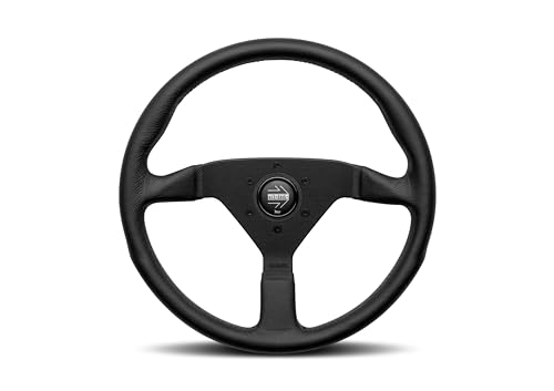 MOMO Motorsport Montecarlo Black Stitch Leather Street Steering Wheel 350mm - MCL35BK1B