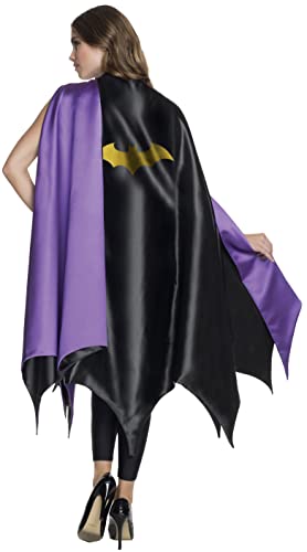 Rubie's Women's Dc Superheroes Deluxe Batgirl Cape Costume Accessory, As Shown, One Size US