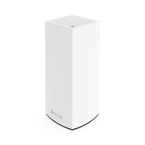 Linksys Atlas Pro 6 WiFi Router - AX5400 WiFi 6 Router - Dual-Band Mesh WiFi System - WiFi 6 Mesh Routers - WiFi Mesh Wireless Router - Connect 30+ Devices, 2,700 sq ft, MX5501-1 Pack,White