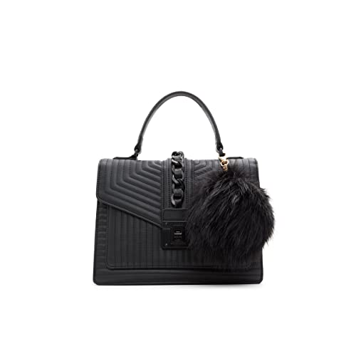 ALDO Women's Regular Jerilini Top Handle Bag, Black