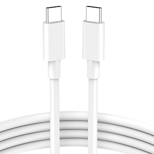 USB C to USB C Cable 100W 6.6ft for MacBook Pro MacBook Air Charger, iPad Pro 12.9 11 inch, iPad Air 5 4, Mini 6, iPhone 15/15 Pro/15 Plus/15 Pro Max, Samsung, USBC Type C PPS Fast Charging Cord