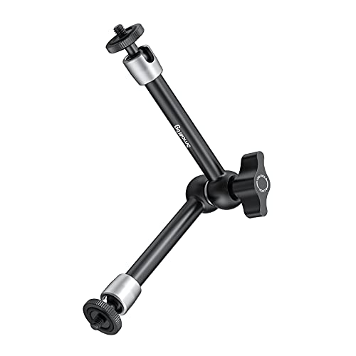 SmallRig 9.8 inch Adjustable Articulating Magic Arm with Both 1/4' Thread Screw for LCD Monitor/LED Lights - 2066B