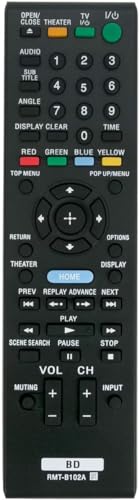 RMT-B102A Replace Sony Blu-ray Player Remote Control Applicable for BDP-S350 BDP-BX1 BDPS350 BDPBX1