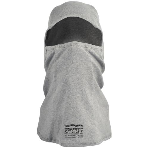BENCHMARK FR Flame Resistant Lightweight Balaclava - Made in The USA (Light Gray)