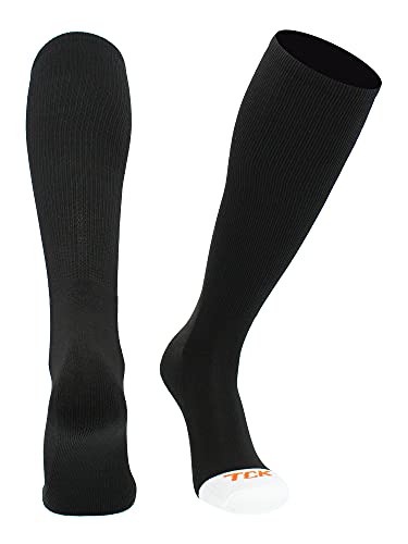 TCK Prosport Performance Tube Socks (Black, Medium)