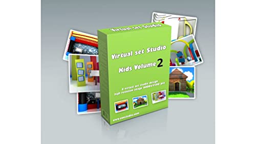 vMix Video virtual 3D Stage News VIRTUAL SET KIDS VOLUME 2 Digital Backgrounds 4K