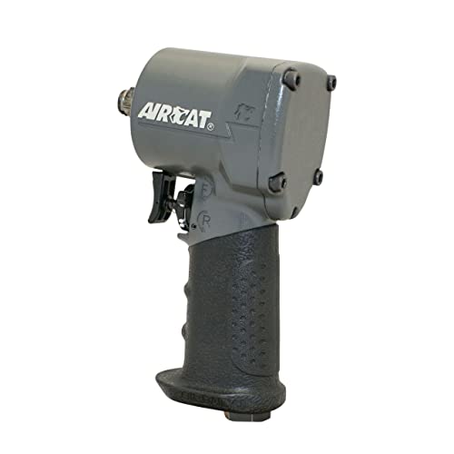 AIRCAT Pneumatic Tools 1057-TH: Stubby Impact Wrench 700 ft-lbs - 1/2-Inch