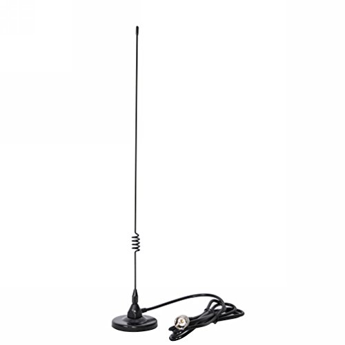 Dualband Antenna 2meter 70cm Mobile VHF/UHF Ham Radio (137-149, 437-480 Mhz) Mag Mount Magnet Base PL-259 Connector, 10 Ft RG58 Cable