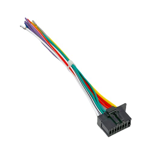 Wire Harness Replacement For Pioneer Select DEH -series Car Radio DEH-15UB DEH-4400HD DEH-7300BT DEH-80PRS DEH-S31BT DEH-S4000BT DEH-S4220BT DEH-X1710UB DEH-X4800BT DEH-X6600BT DEH-X6710BT DEH-X6800BT