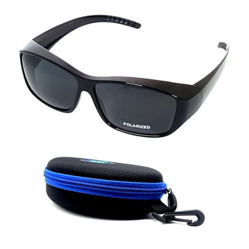 BLUE CUT Fit Over Polarized Sunglasses Solar Shield Sunglasses To Wear Over Glasses