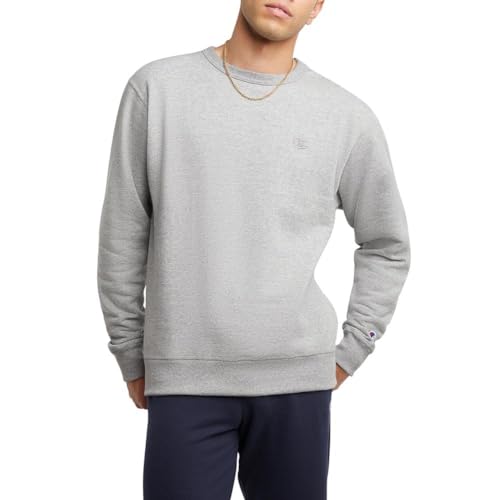 Champion Men's Crewneck, Powerblend Fleece Sweatshirt, Crewneck Sweatshirts(Reg. or Big & Tall)