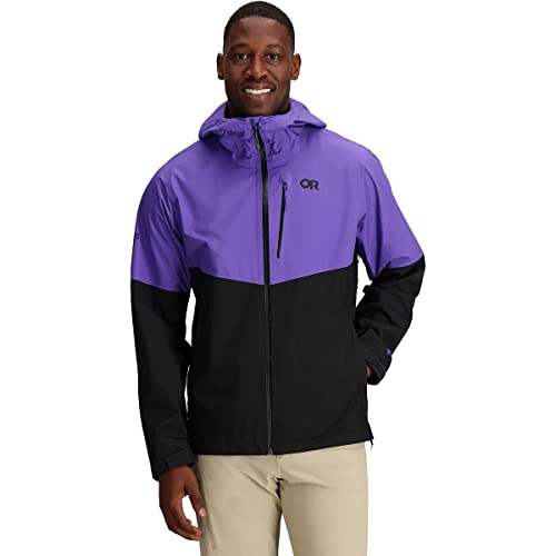 Outdoor Research Men’s Foray II Jacket – Waterproof & Windproof Hooded Rain Coat
