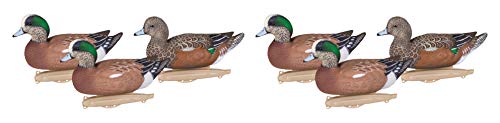 Flambeau Outdoors 8024SUV Storm Front 2 Wigeon Decoys, Classic Floaters - 6-Pack