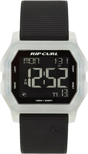 Rip Curl Men's Atom Ditigal Watch Clear A2701-CLR