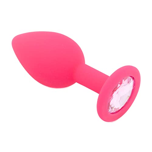 Portable Lover Toys Plug Kit Anales Relaxing Plug Butt Beads for Women Adult Toys Exercise Tool for Men Women Sunglasses JS1 (Silicone Pink)